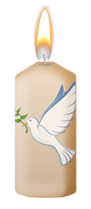 candle dove